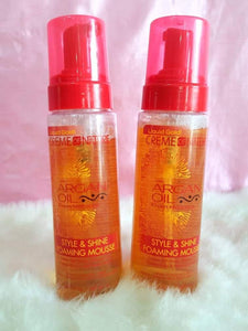 Creme Of Nature Argan Oil Style & Shine Foaming Mousse - Diva By QB