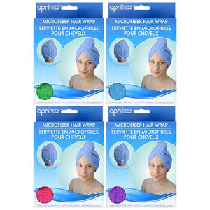 April Bath & Shower Microfiber Hair Wraps