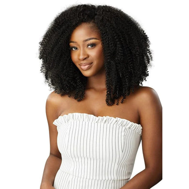 Outre Human Hair Premium Blend Clip-In Big Beautiful Hair Springy Afro 10