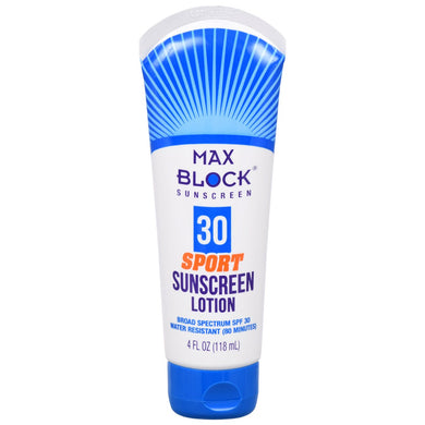 Max Block Sports Sunscreen with SPF 30