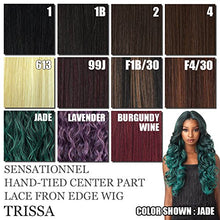 Load image into Gallery viewer, Sensationnel Empress Natural Center Part Lace Front Edge Wig TRISSA