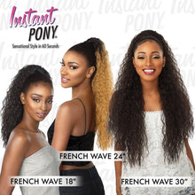 Load image into Gallery viewer, SENSATIONNEL SYNTHETIC INSTANT PONY DRAWSTRING FRENCH WAVE - Diva By QB