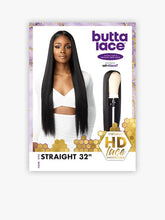 Load image into Gallery viewer, Sensationnel Human Hair Blend Butta HD Lace Front Wig STRAIGHT 32