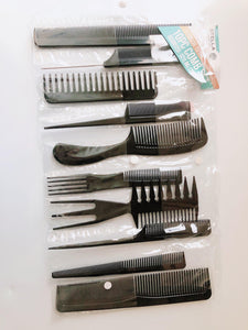 Stella Collection 10 Piece Comb Set - Diva By QB