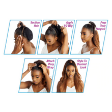 Load image into Gallery viewer, Sensationnel Instant Up &amp; Down Pony Wrap Half Wig - UD 9