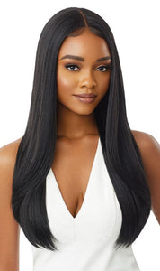 Outre Synthetic Sleek Lay Part Lace Front Wig - CHANELLE