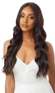 Outre Synthetic Sleek Lay Part Lace Front Wig  - IDINA