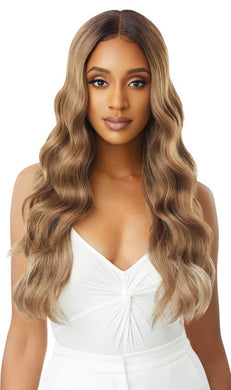 Outre Synthetic Sleek Lay Part Lace Front Wig  - IDINA