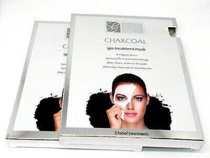 Global Beauty Charcoal Spa Treatment Mask Single sheet - Diva By QB