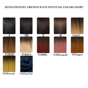 SENSATIONNEL SYNTHETIC INSTANT PONY DRAWSTRING FRENCH WAVE - Diva By QB