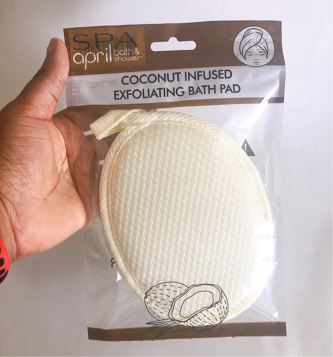 Coconut infused bath pad