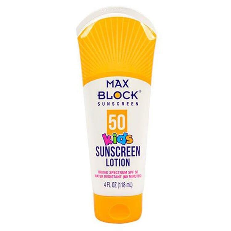 Max Block Sunscreen SPF 50 Kids Lotion - Diva By QB