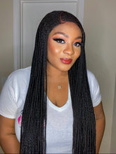 Load image into Gallery viewer, Customized Lace Frontal Fulani Style Cornrow Wig with Baby Hairs