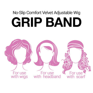 No-Slip Adjustable Wig Grip Velvet Band
