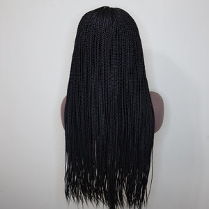 Customized Knotless Braided Lace Closure Wig