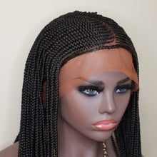 Load image into Gallery viewer, Customized Lace Frontal Fulani Style Cornrow Wig with Baby Hairs