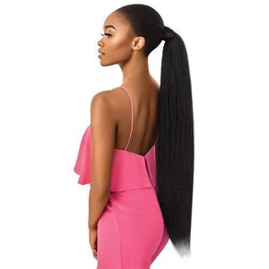 Outre Synthetic Pretty Quick Wrap Ponytail - JUMBO KINKY STRAIGHT - Diva By QB