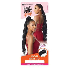 Load image into Gallery viewer, Sensationnel Synthetic Ponytail Instant Pony Wrap LOOSE WAVE 30&quot; - Diva By QB